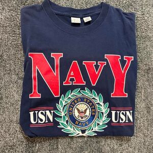 vintage rare 90s US Navy graphic aop M.J. Soffe Mens size Large made in USA